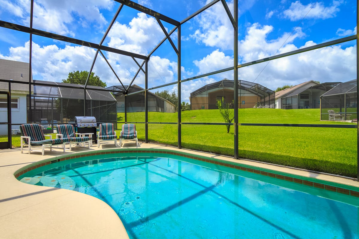 Cape Coral pool resurfacing project with fresh plaster finish in a Southwest Florida backyard